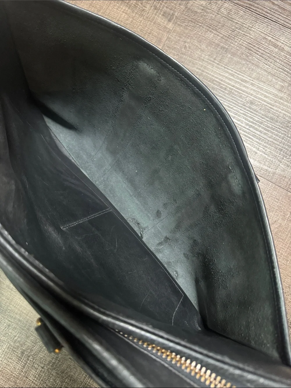 Vintage Coach Black Embassy Leather Briefcase